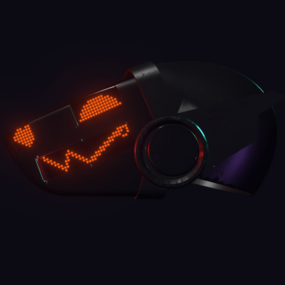 Protogen Head MK5 ProtoFrenz Studio — LED Matrix or Full-Color Panel, Boop Sensor, Talking Mouth, Sensor Kit
