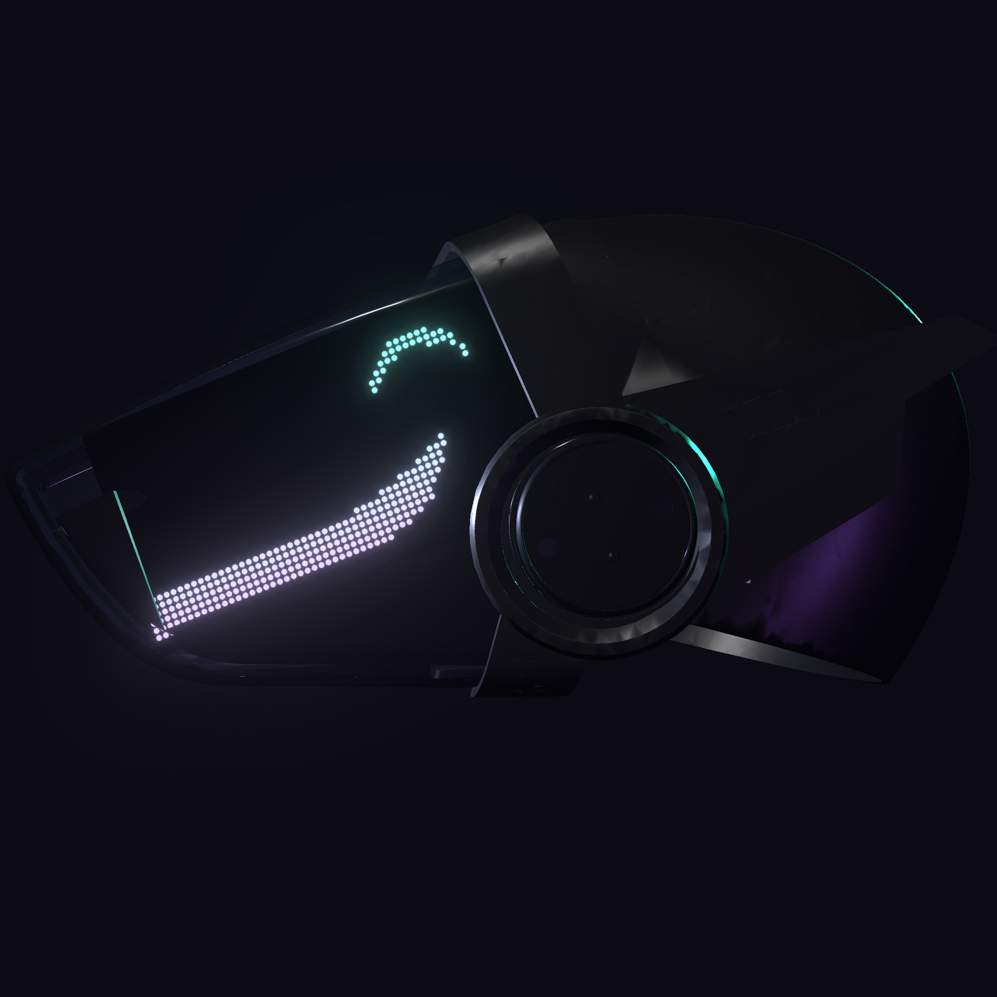 Protogen Head MK5 ProtoFrenz Studio — LED Matrix or Full-Color Panel, Boop Sensor, Talking Mouth, Sensor Kit