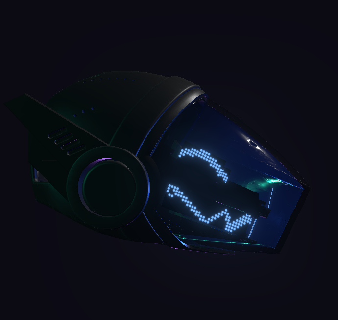 Protogen Head ProtoFrenz Vex — Boop Sensor, Talking Mouth, Fan, LED Matrix | Studio Build